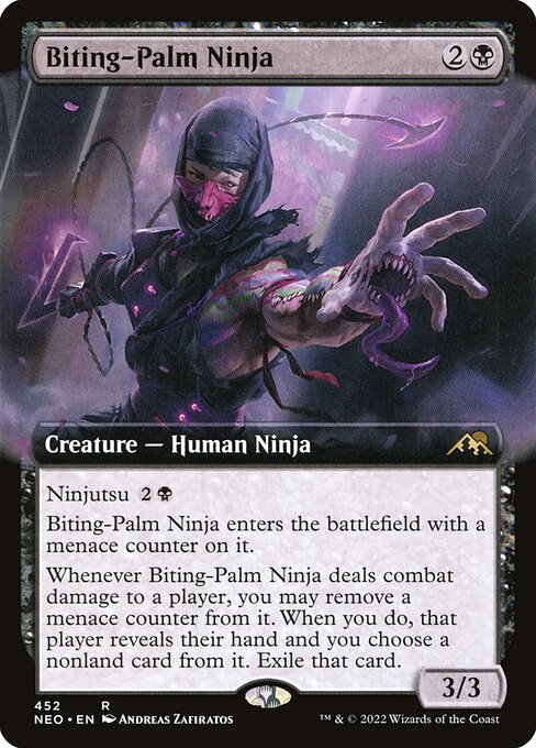 Ninja à la paume mordante|Biting-Palm Ninja