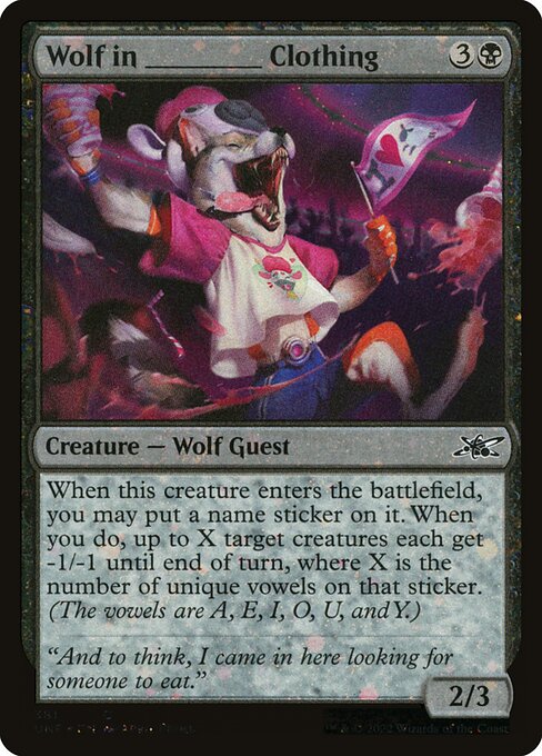 Wolf in _____ Clothing card image