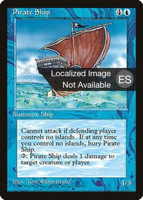 Pirate Ship (Fourth Edition Foreign Black Border #91)