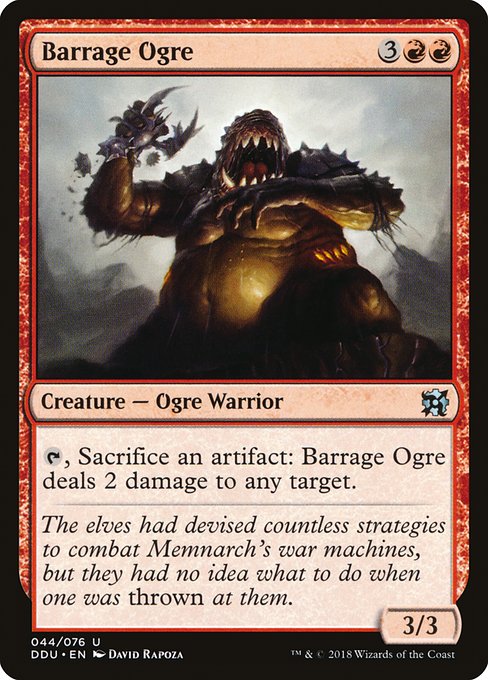 Barrage Ogre (Duel Decks: Elves vs. Inventors #44)