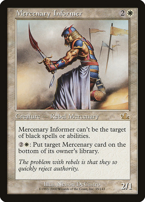 Mercenary Informer card image