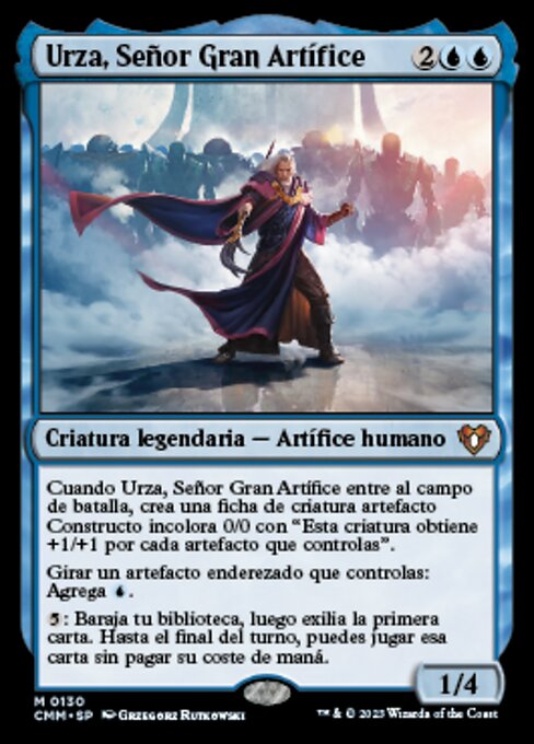 Urza, Lord High Artificer (Commander Masters #130)