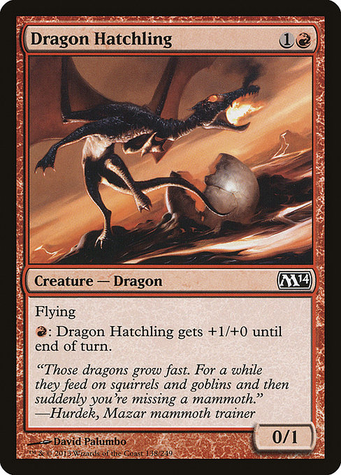 Dragon Hatchling (Magic 2014 #138)
