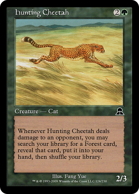 Hunting Cheetah (Masters Edition III #124)