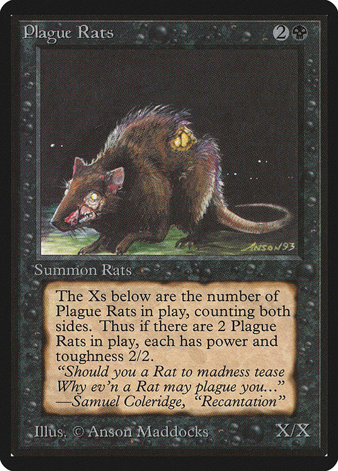 Plague Rats (Limited Edition Beta #122)