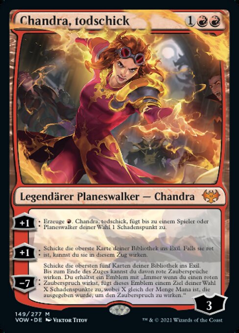Chandra, Dressed to Kill (Innistrad: Crimson Vow #149)