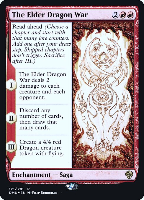 The Elder Dragon War (Dominaria United Promos #121s)