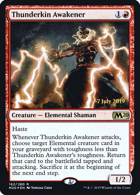 Thunderkin Awakener (Core Set 2020 Promos #162s)