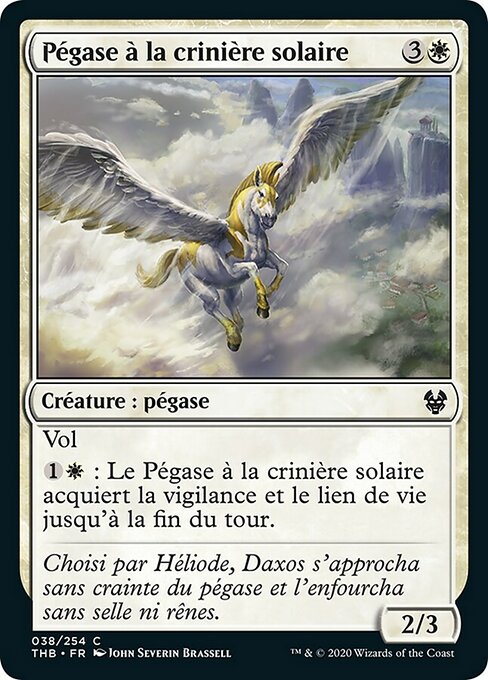 Sunmane Pegasus (Theros Beyond Death #38)