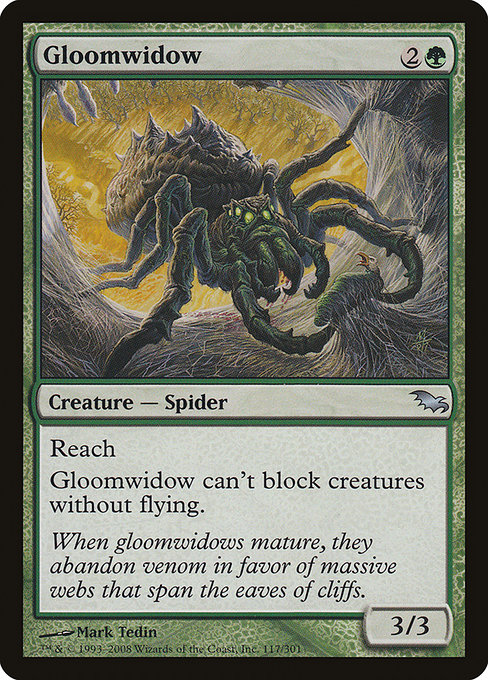Gloomwidow (Shadowmoor #117)