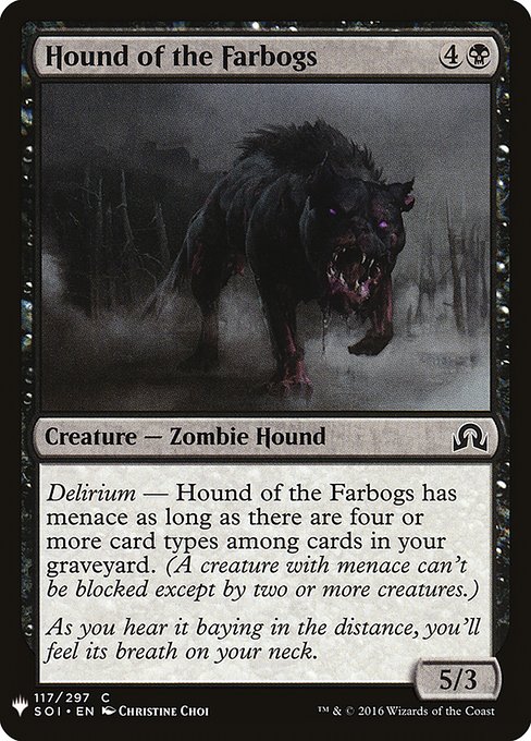 Hound of the Farbogs (Mystery Booster #687)