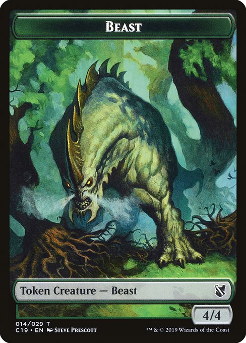 Beast (Commander 2019 Tokens #14)