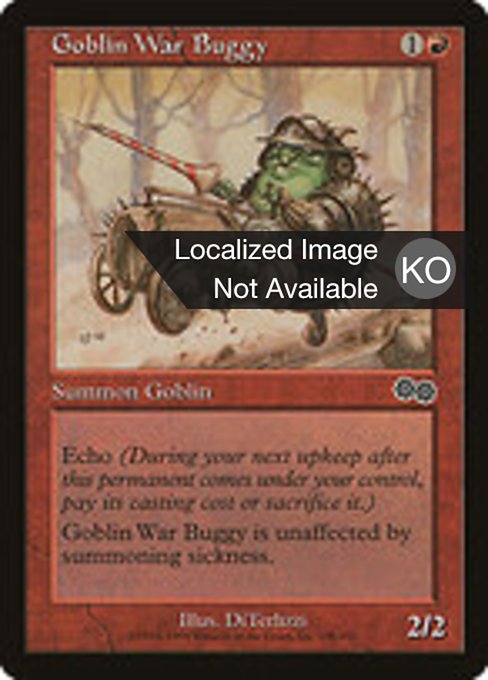 Goblin War Buggy (Urza's Saga #196)