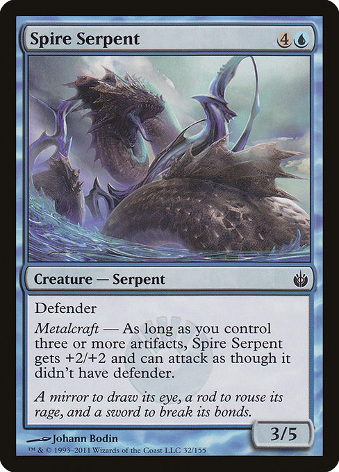 Spire Serpent (Mirrodin Besieged #32)