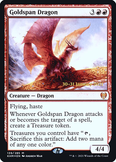Goldspan Dragon (Kaldheim Promos #139s)