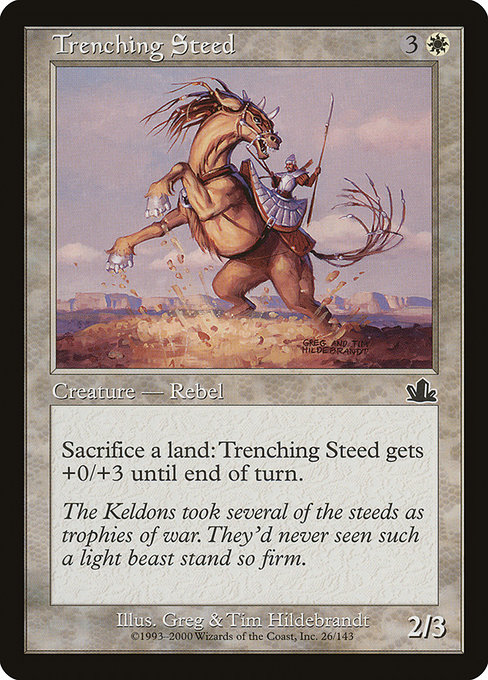 Trenching Steed (Prophecy #26)