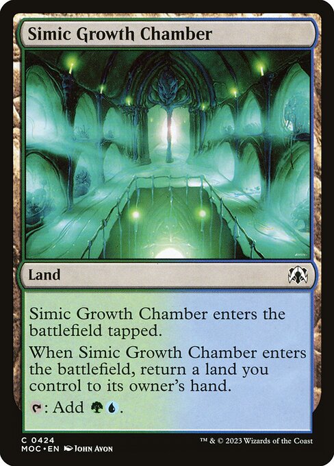 Simic Growth Chamber (March of the Machine Commander #424)