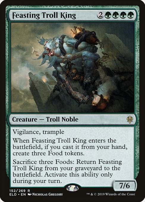 Feasting Troll King (Throne of Eldraine #152)