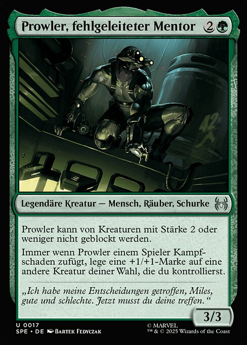 Prowler, Misguided Mentor