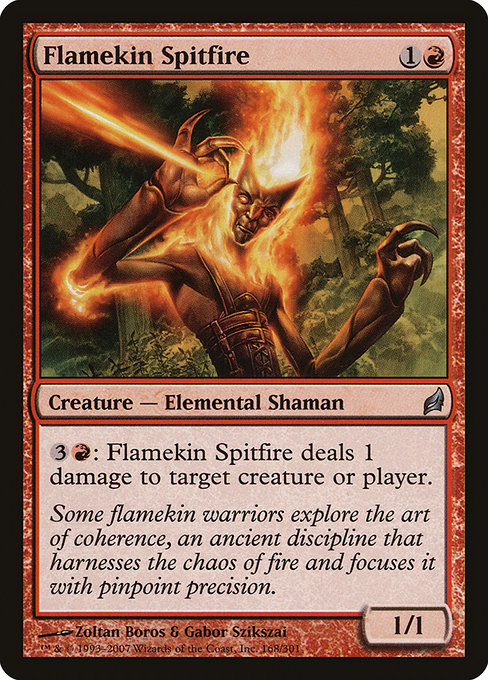 Flamekin Spitfire (Lorwyn #168)