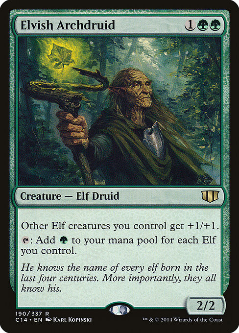 Elvish Archdruid (Commander 2014 #190)