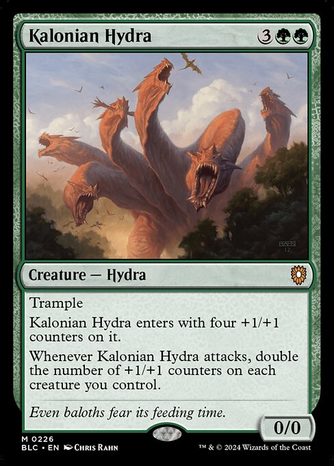 Kalonian Hydra (Bloomburrow Commander #226)