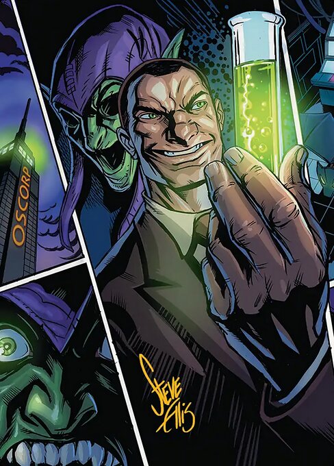 Norman Osborn // Norman Osborn magic the gathering card art