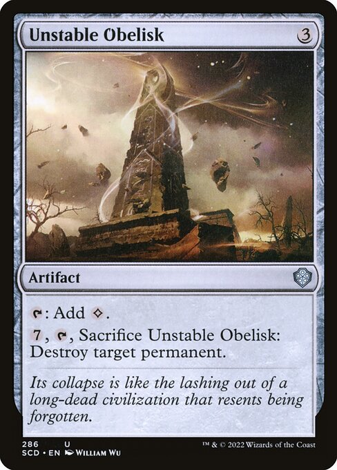 Unstable Obelisk (Starter Commander Decks #286)