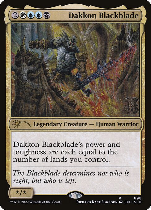 Dakkon Blackblade card image