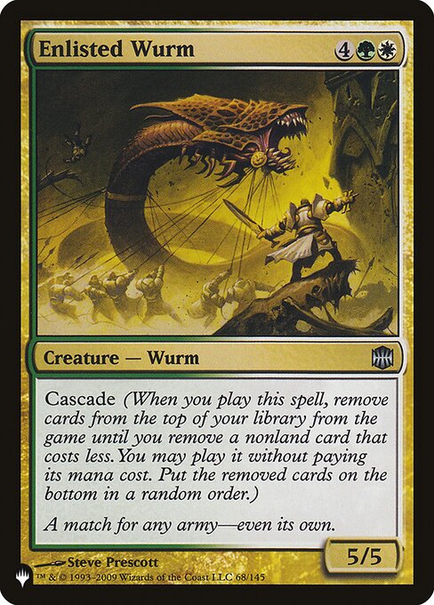 Enlisted Wurm (The List #ARB-68)