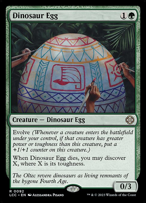 Dinosaur Egg (The Lost Caverns of Ixalan Commander #92)