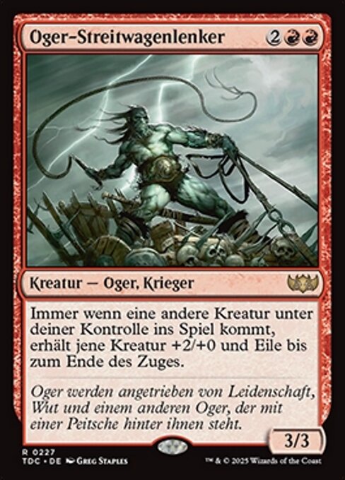 Oger-Streitwagenlenker