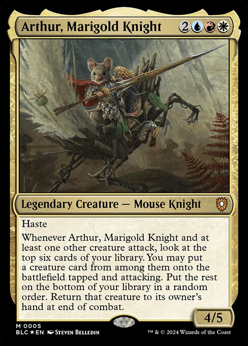 Arthur, Marigold Knight (Bloomburrow Commander #5)