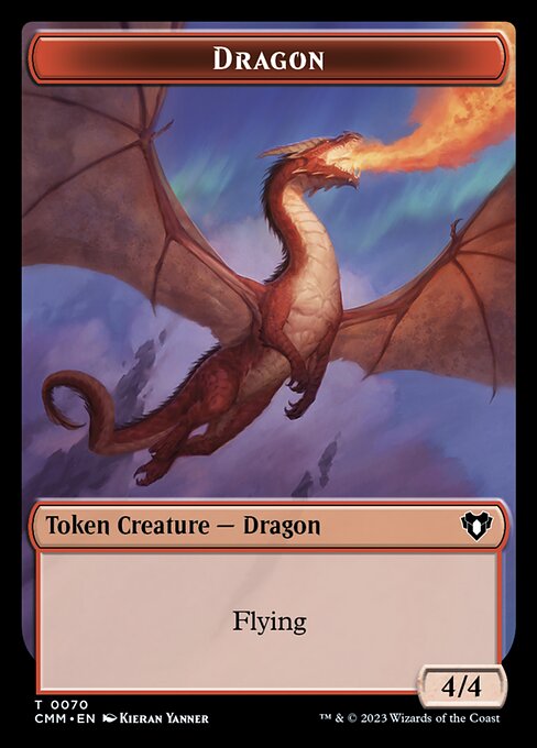 Dragon (Commander Masters Tokens #70)