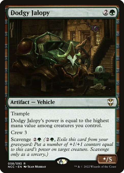 Dodgy Jalopy (New Capenna Commander #58)