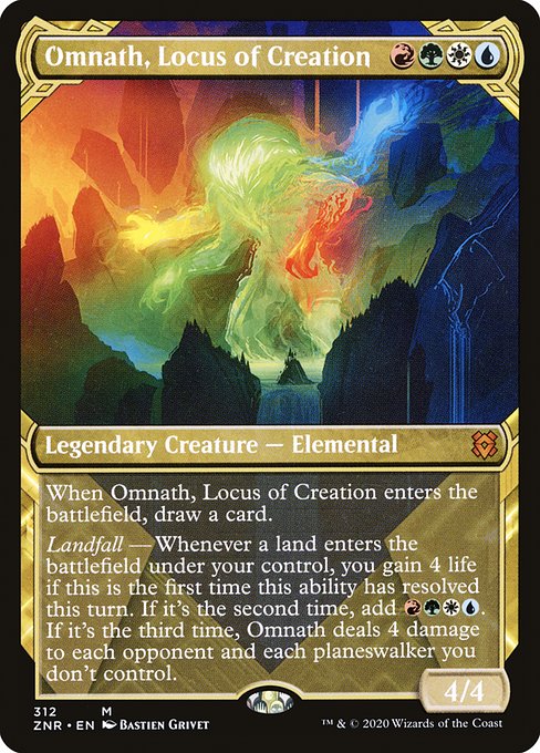 Omnath, Locus of Creation (Zendikar Rising #312)