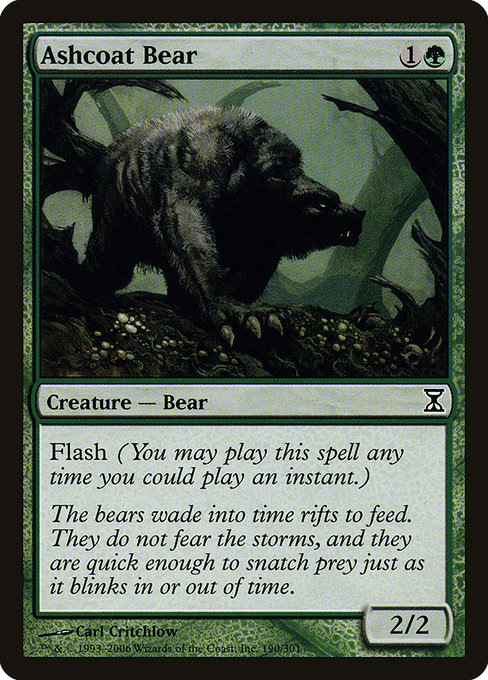Ashcoat Bear (Time Spiral #190)