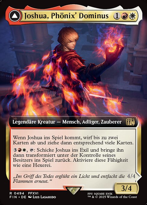 Joshua, Phoenix's Dominant // Phoenix, Warden of Fire