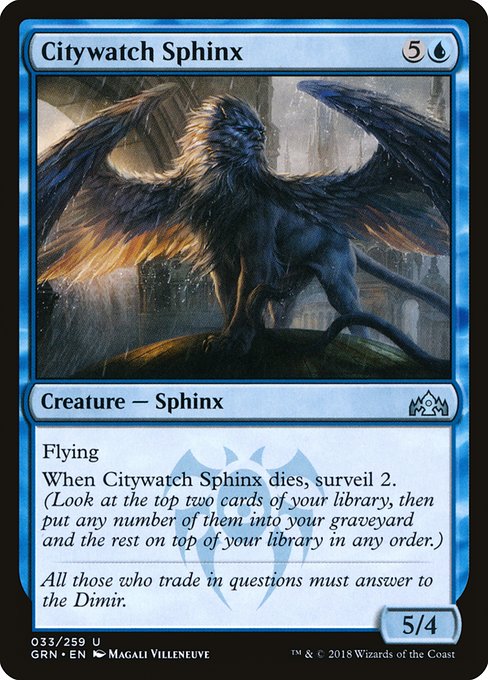 Citywatch Sphinx (Guilds of Ravnica #33)