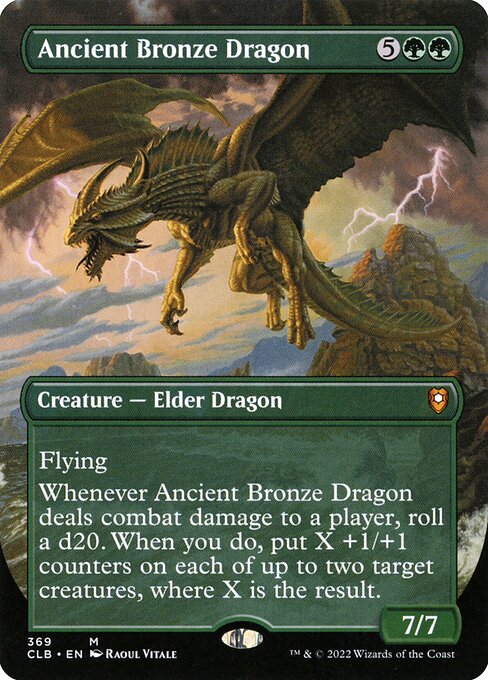 Ancient Bronze Dragon (Commander Legends: Battle for Baldur's Gate #369)