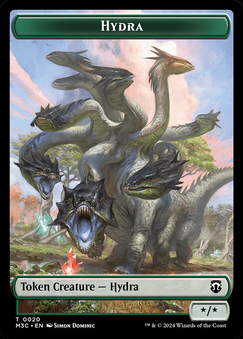Hydra (Modern Horizons 3 Commander Tokens #20)