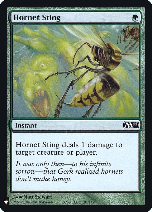 Hornet Sting (The List #M11-181)