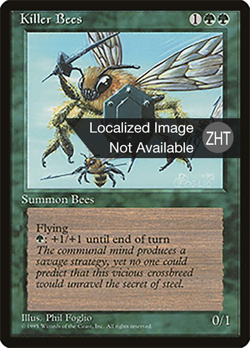 Killer Bees (Fourth Edition Foreign Black Border #254)