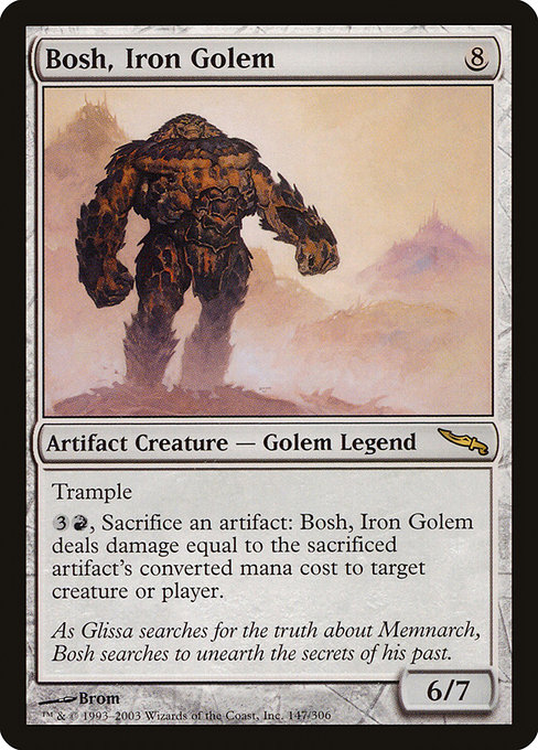 Bosh, Iron Golem (Mirrodin #147)