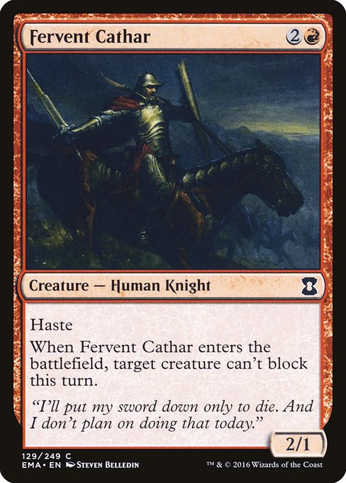 Fervent Cathar (Eternal Masters #129)