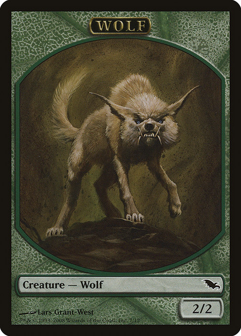Wolf (Shadowmoor Tokens #7)