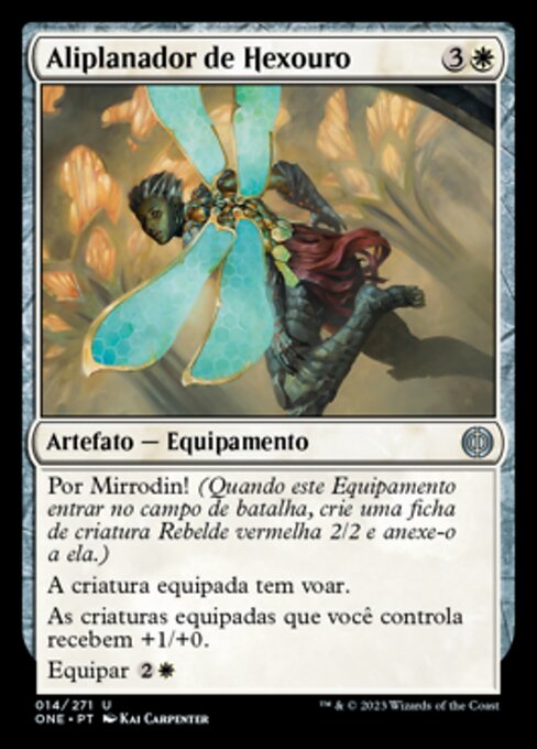 Hexgold Hoverwings (Phyrexia: All Will Be One #14)