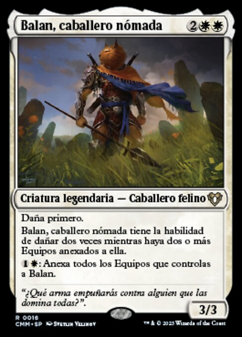 Balan, Wandering Knight (Commander Masters #16)