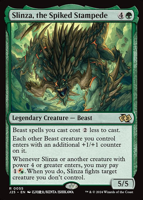 Slinza, the Spiked Stampede (j25) 55 Slinza, the Spiked Stampede (j25) 55