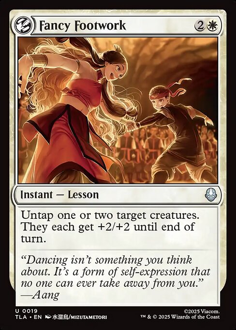 Fancy Footwork magic the gathering card art